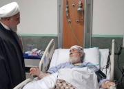 رئیس‌جمهور از حجت‌الاسلام شهیدی عیادت کرد
