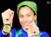دختر سنگنورد ایران قهرمان آسیا شد +عکس
