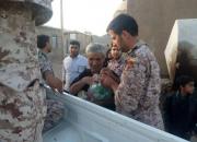 سپاه در خط مقدم امدادرسانی به منطقه کانونی زمین‌لرزه هرمزگان +فیلم